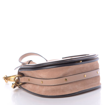 Chloe Calfskin Suede Small Nile Bracelet Bag Biscotti Beige 4 of 12