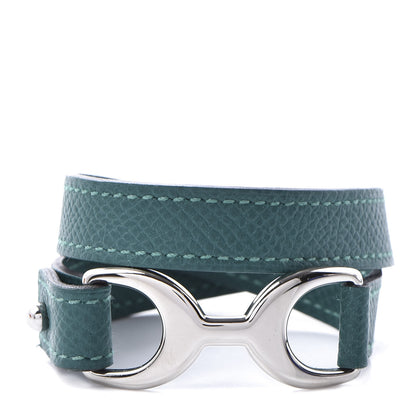 Hermes Epsom Pavane Double Tour XS Malachite 1 of 9