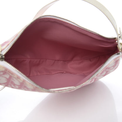 Christian Dior Monogram Mini Saddle Pochette Pink 5 of 10