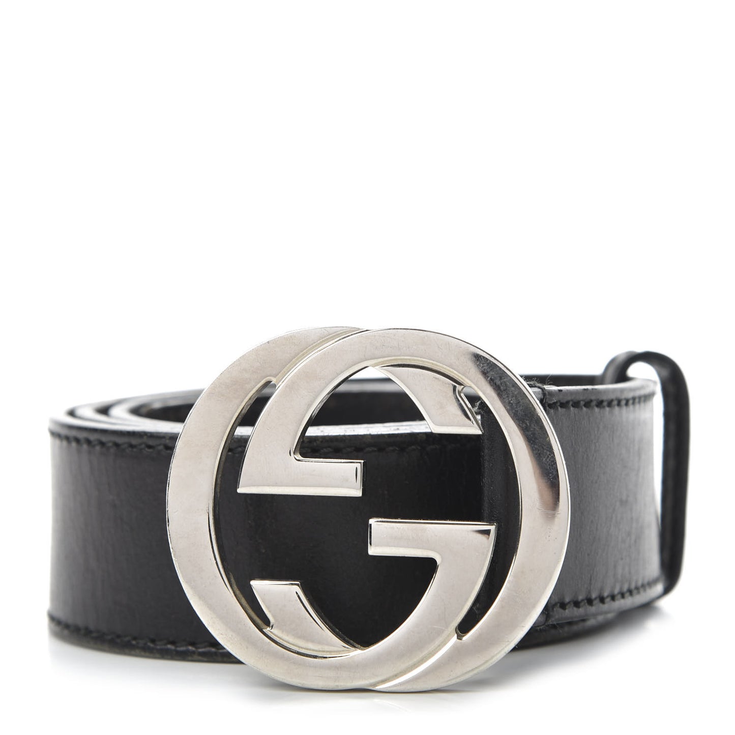 Calfskin Interlocking G Belt 95 38 Black