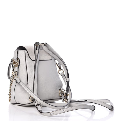 Chloe Suede Calfskin Mini Faye Backpack Airy Grey 3 of 14