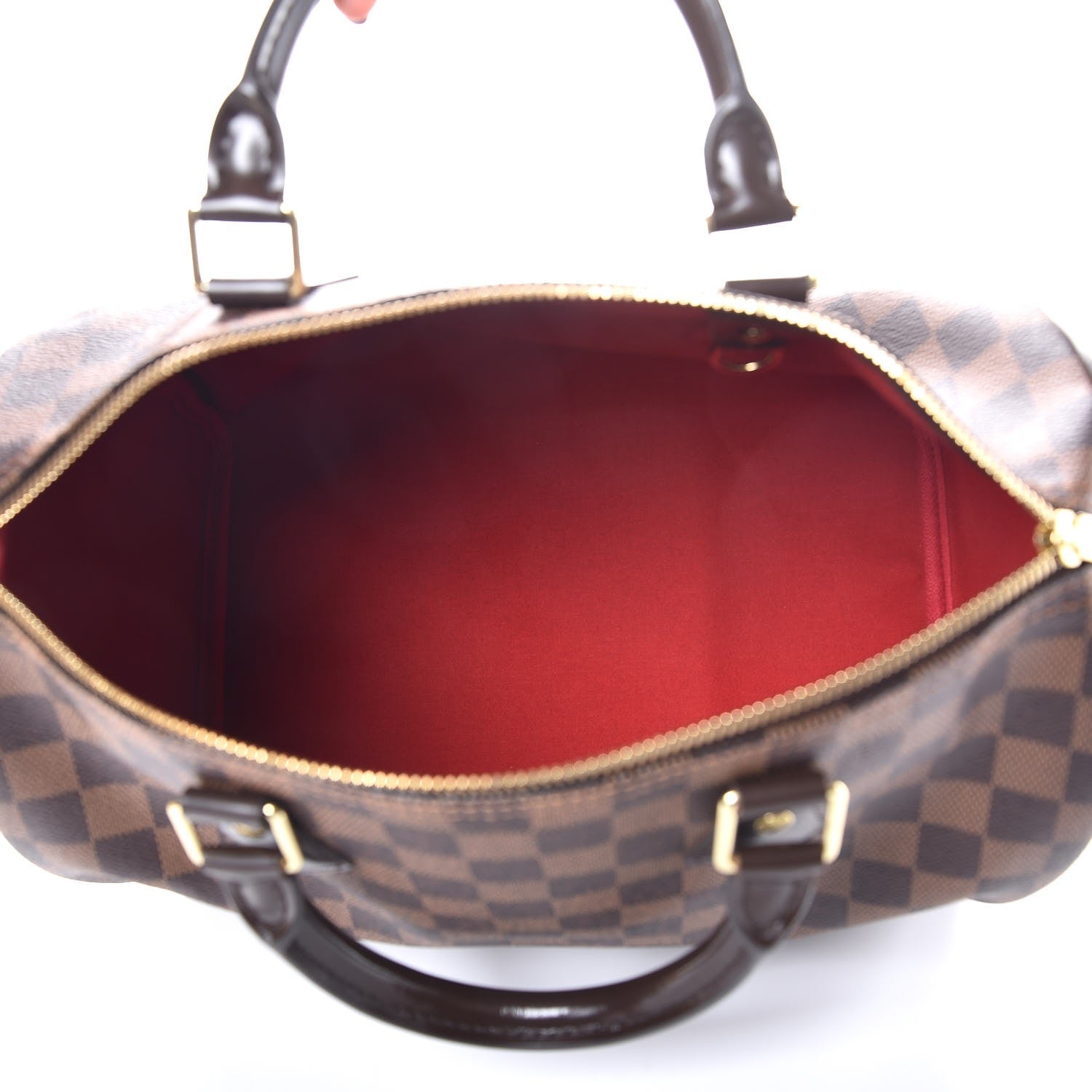 Louis Vuitton Damier Ebene Speedy 30 5 of 8