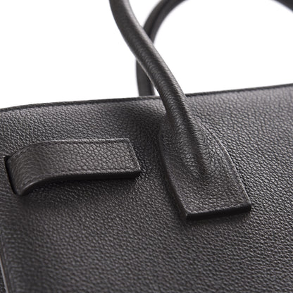 Saint Laurent Grained Calfskin Baby Sac De Jour Black 16 of 20