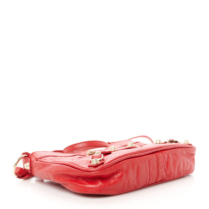 Balenciaga Agneau Giant 12 Gold Hardware Hip Rouge Cardinal 4 of 10