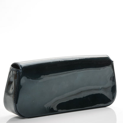 Louis Vuitton Patent Sobe Clutch Blue Nuit 3 of 6