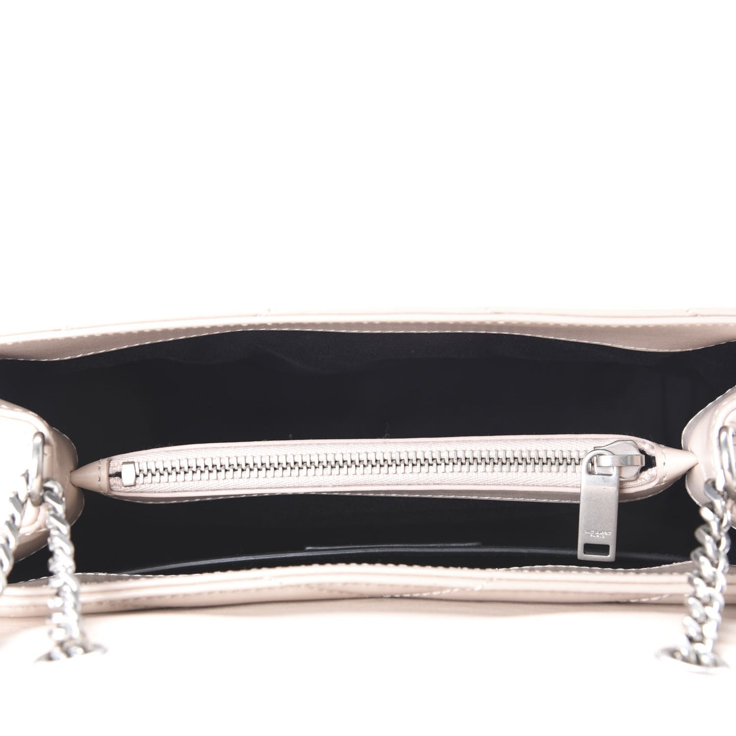 Calfskin Y Quilted Monogram Small Loulou Chain Satchel Porcellana