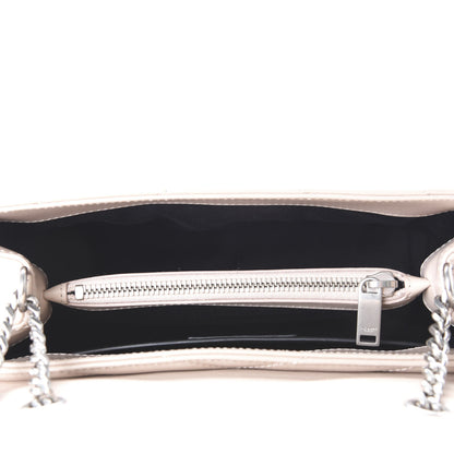 Saint Laurent Calfskin Y Quilted Monogram Small Loulou Chain Satchel Porcellana 11 of 12