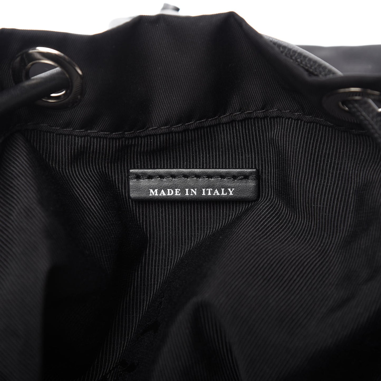 Nylon Medium Rucksack Backpack Black