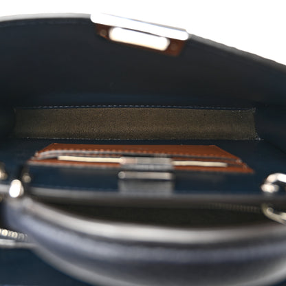 Fendi Cuoio Romano Vitello Cover Bi-Color Peekaboo I See U X Cross Satchel Navy 5 of 11