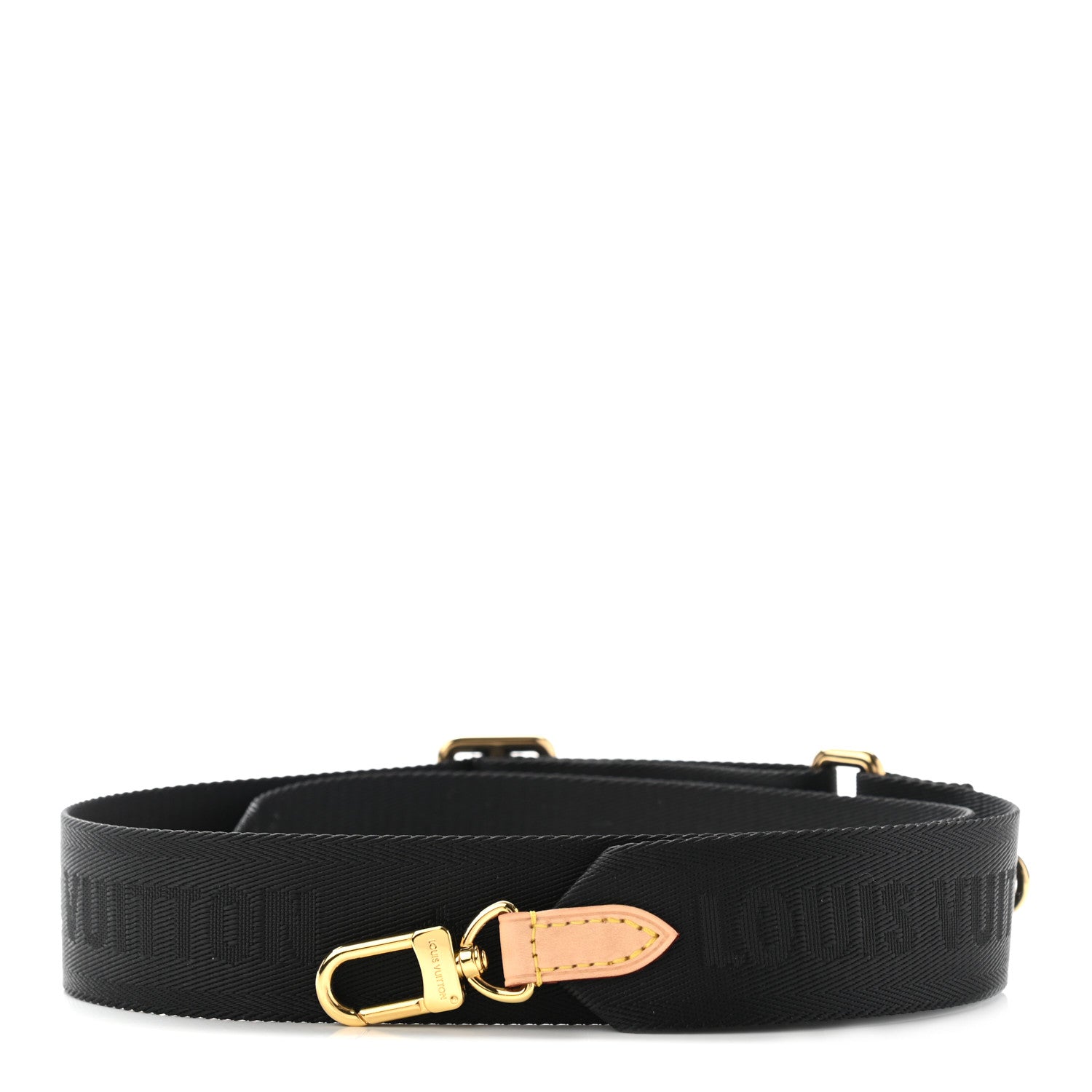 Louis Vuitton Nylon Multi Pochette Accessories Bandouliere Shoulder Strap Black 1 of 4