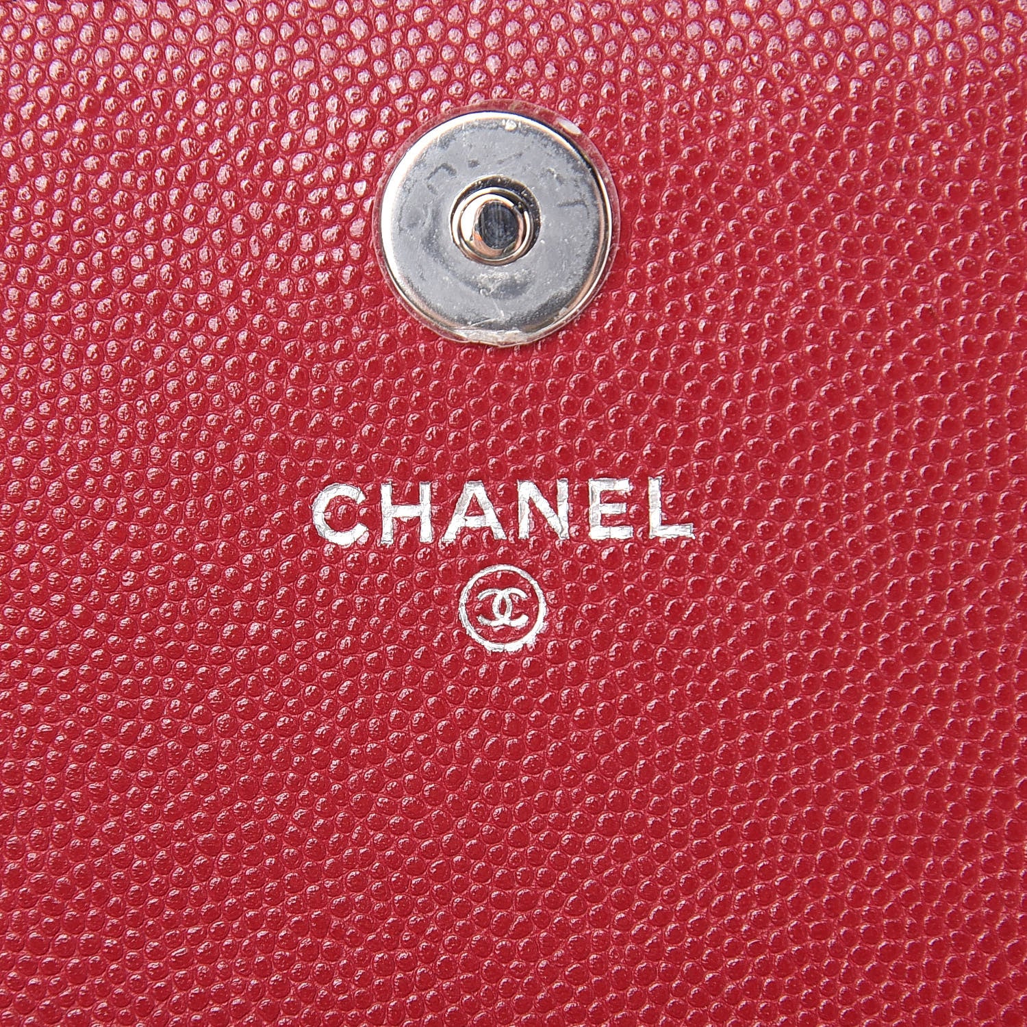Chanel Caviar Quilted Square Wallet On Chain WOC Pink 6 of 10