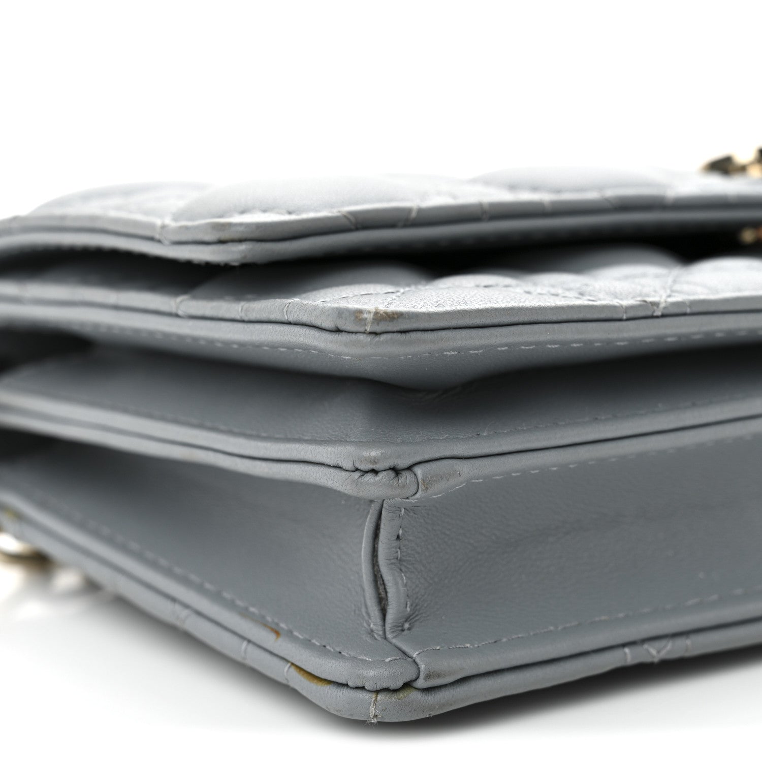 Christian Dior Lambskin Cannage Mini My Dior Top Handle Clutch Cloud Blue 10 of 14