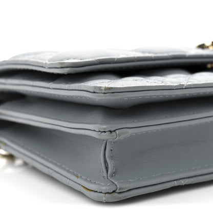 Christian Dior Lambskin Cannage Mini My Dior Top Handle Clutch Cloud Blue 10 of 14