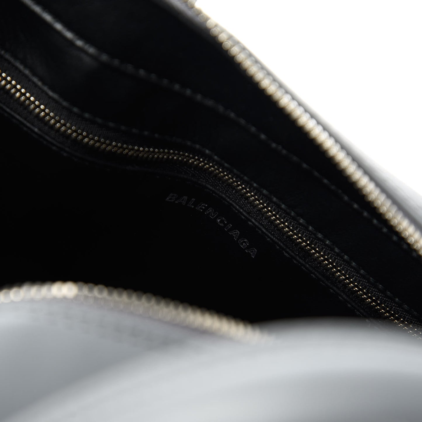 Calfskin S Triangle Duffle Grey