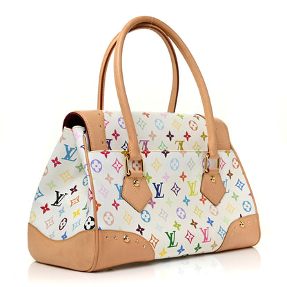 Louis Vuitton Monogram Multicolor Beverly GM White 3 of 17