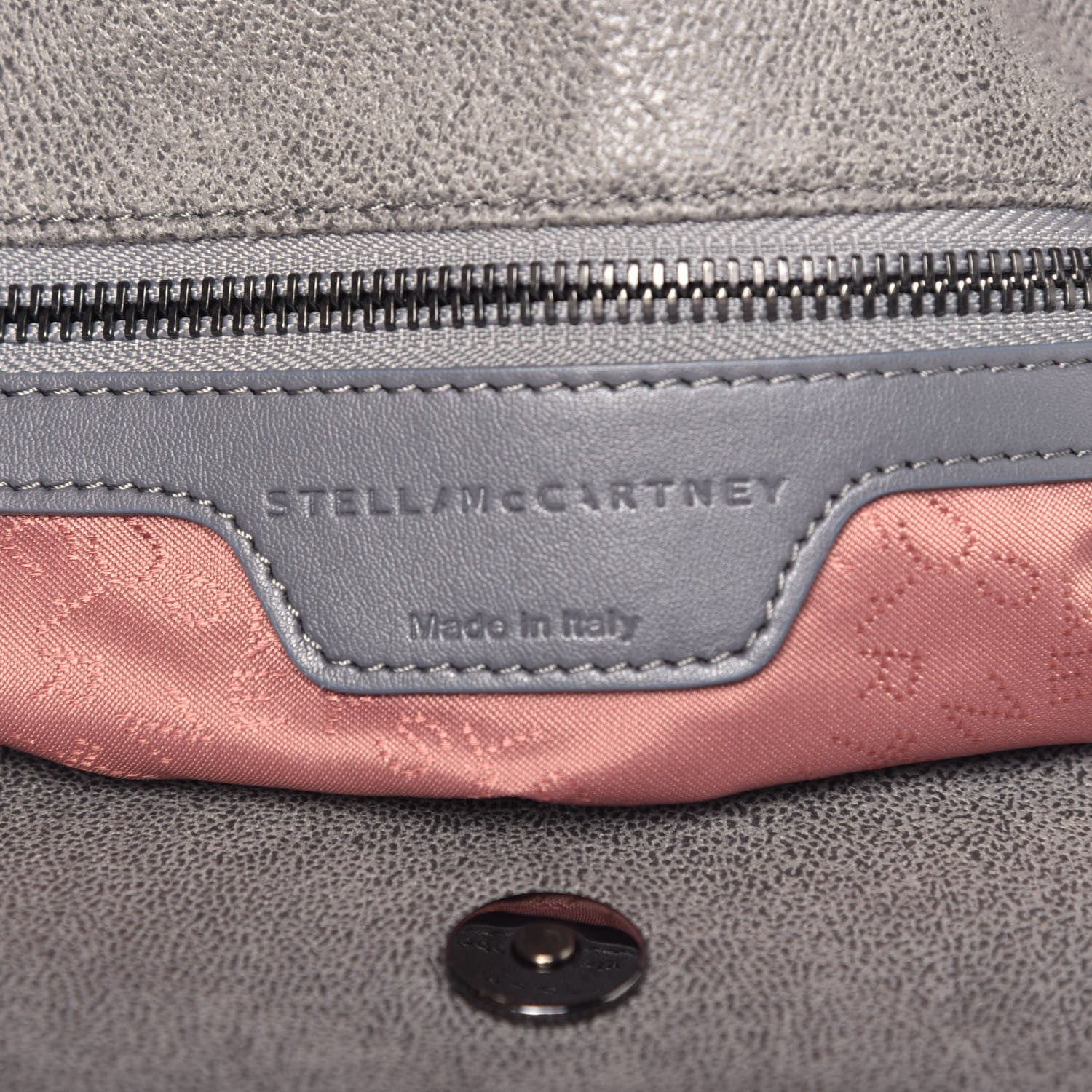 Stella McCartney Shaggy Deer Quilted Small Falabella Tote Light Grey 6 of 9