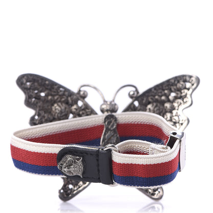 Gucci Web Crystal Butterfly Bracelet 3 of 4