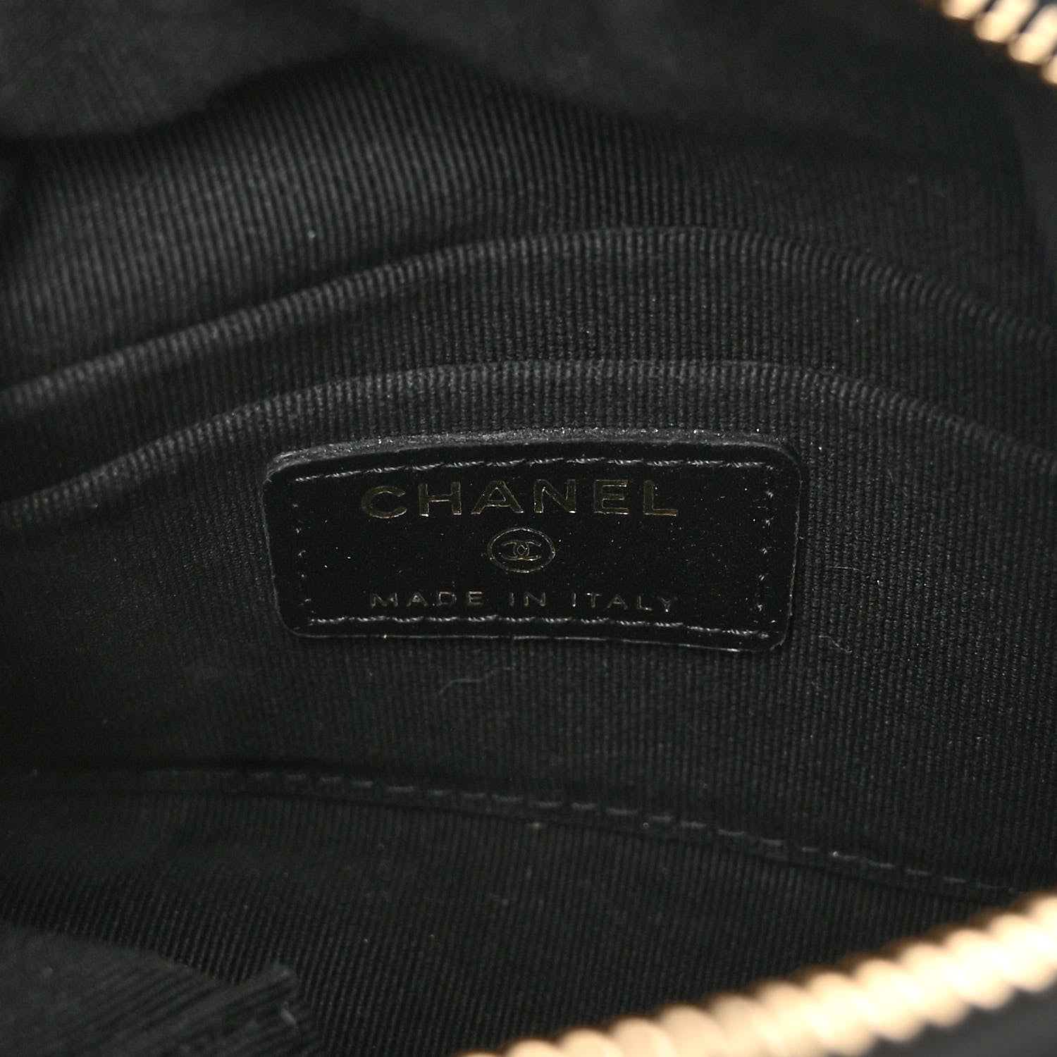 Chanel Nylon Grosgrain Quilted Lifestyle Clutch with Chain Black 7 of 11
