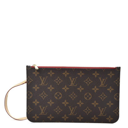 Louis Vuitton Monogram Neverfull MM GM Pochette Cherry 1 of 8