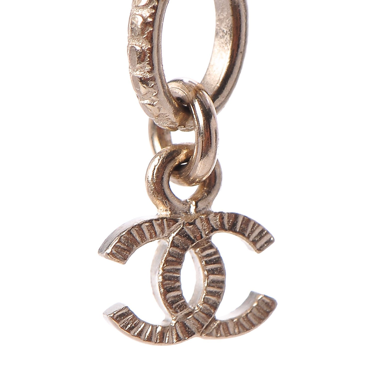 Chanel Pearl Chain Large Bib Necklace Gold 5 of 6