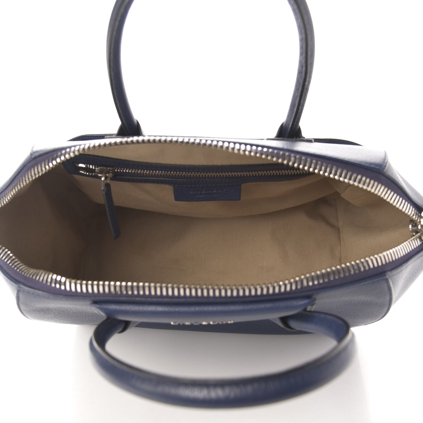 Sugar Goatskin Medium Antigona Navy