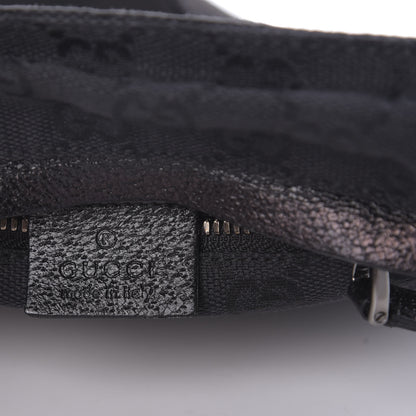 Gucci GG Monogram Double Pocket Belt Bag Black 8 of 9