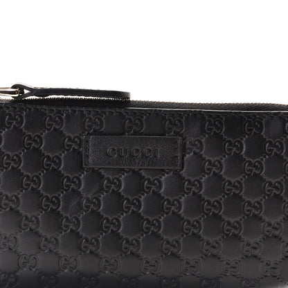 Gucci Microguccissima Key Ring Coin Case Black 7 of 9