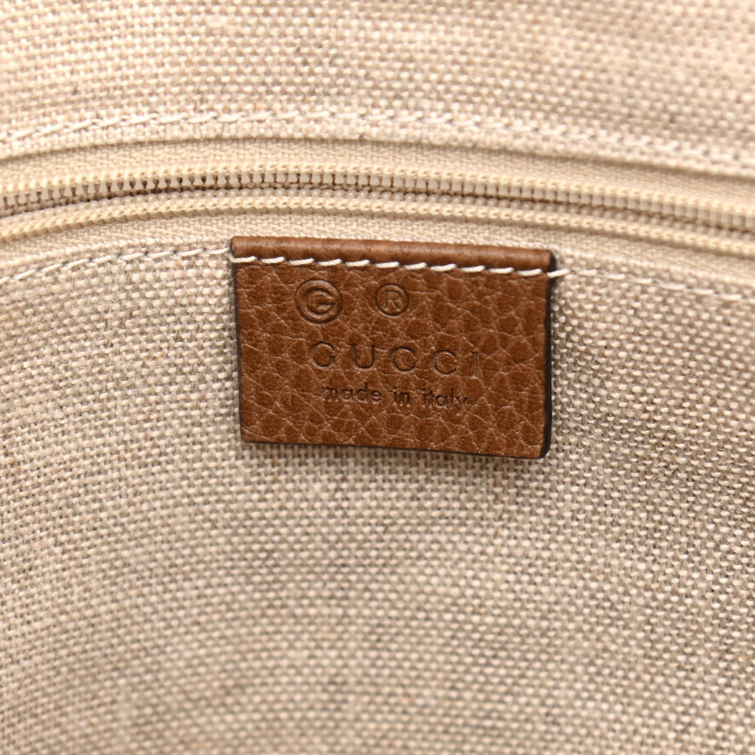 Gucci Monogram Medium Bree Shoulder Bag Beige Tabacco 6 of 11