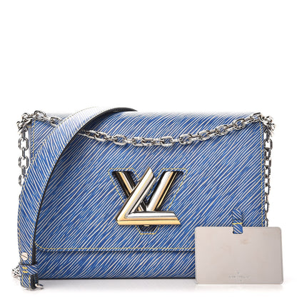 Louis Vuitton Epi Twist Shoulder Bag MM Denim Light 3 of 7