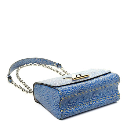 Louis Vuitton Epi Twist Shoulder Bag MM Denim Light 4 of 9