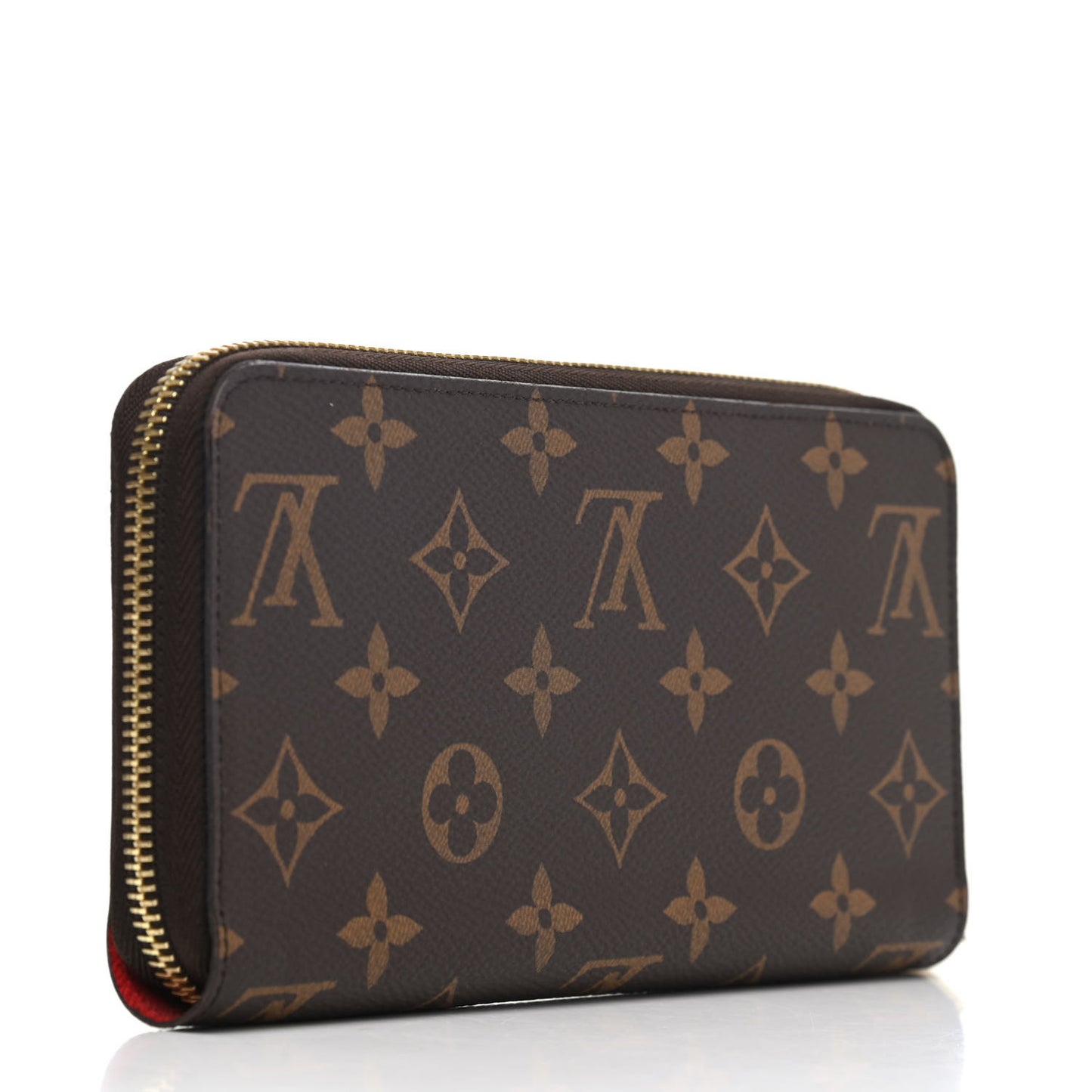 Monogram Zippy Wallet Coquelicot