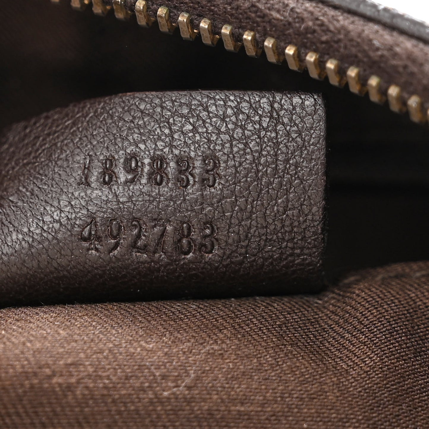 Monogram Large D Gold Hobo Dark Brown