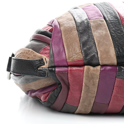 Miu Miu Nappa Large Patchwork Tote Amarena 7 of 13