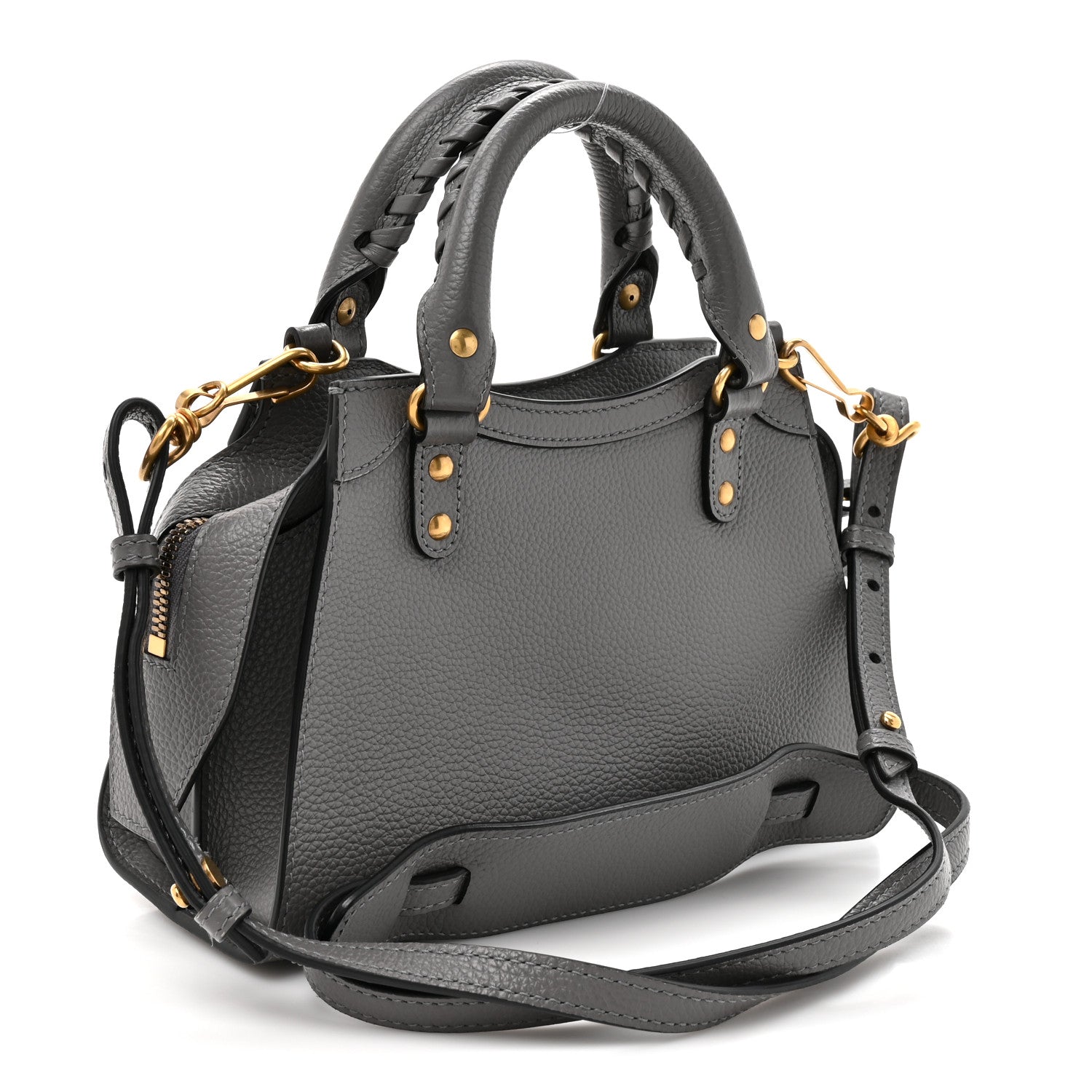Balenciaga Grained Calfskin Neo Classic Gold Hardware Mini City
