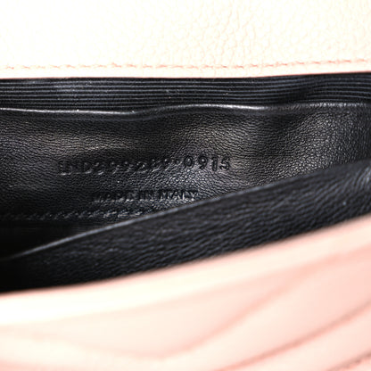 Saint Laurent Sheepskin Matelasse Monogram Classic Baby Chain Bag Pale Pink 7 of 10