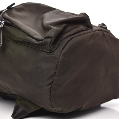 Prada Nylon Vela Saffiano Backpack Ebano 9 of 11