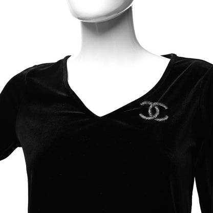 Chanel Ruthenium Twisted CC Brooch Silver 2 of 4