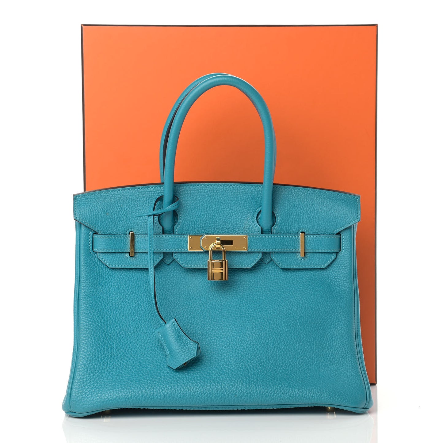 Togo Birkin 30 Turquoise