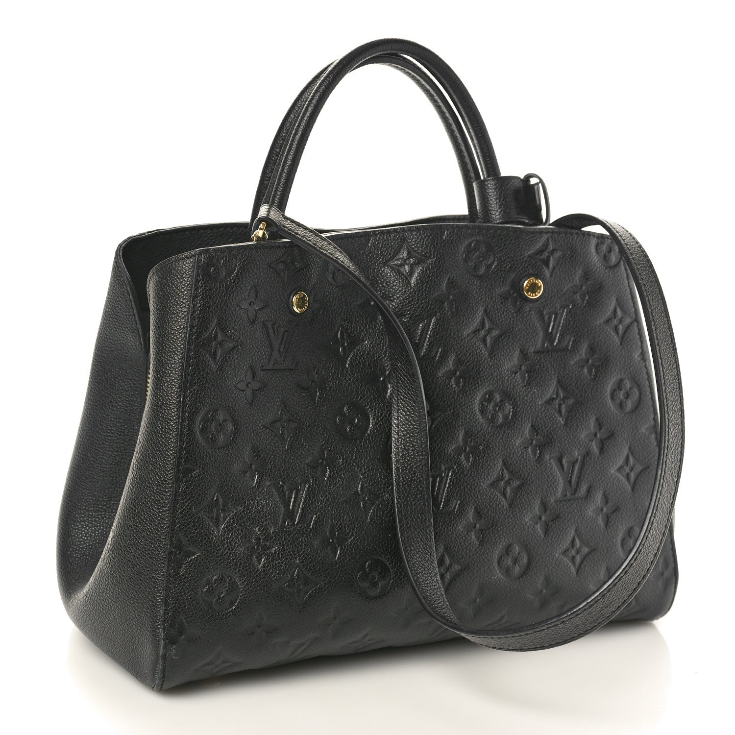 Louis Vuitton Empreinte Montaigne MM Black 2 of 9