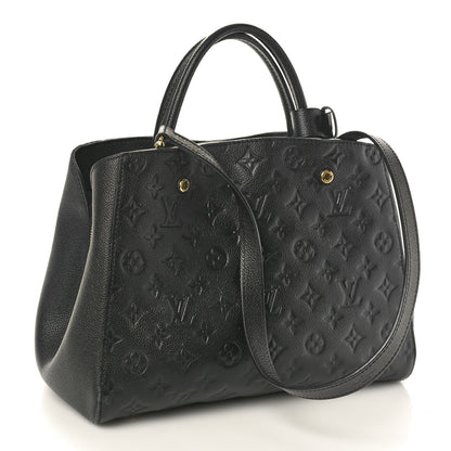Louis Vuitton Empreinte Montaigne MM Black 2 of 9