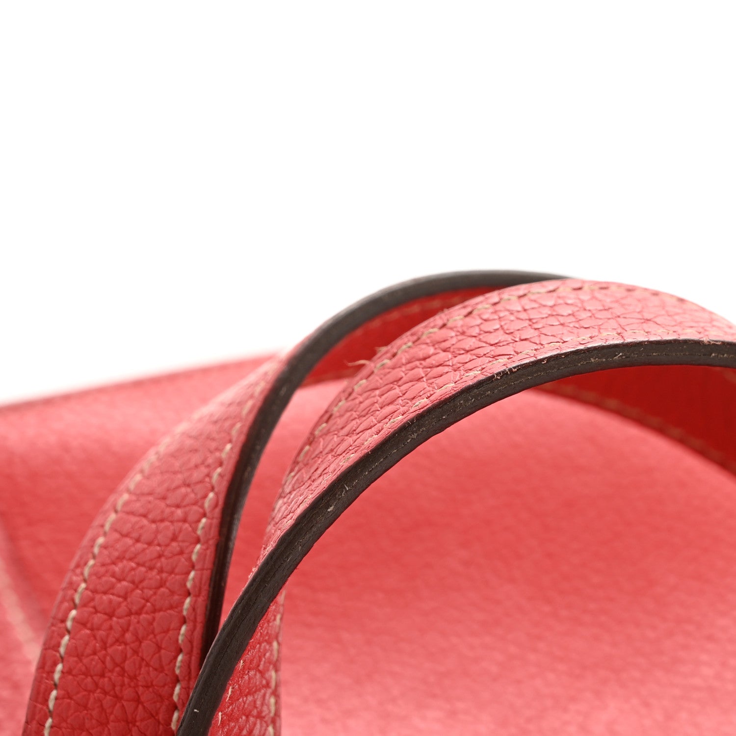 Hermes Taurillon Clemence Verso Halzan 31 GM Rouge Casaque Vermillion 13 of 13