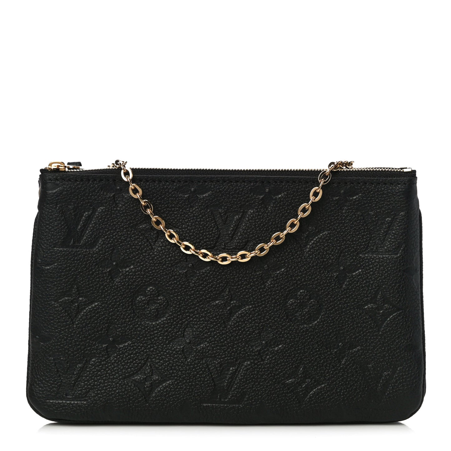 Empreinte Double Zip Pochette Black
