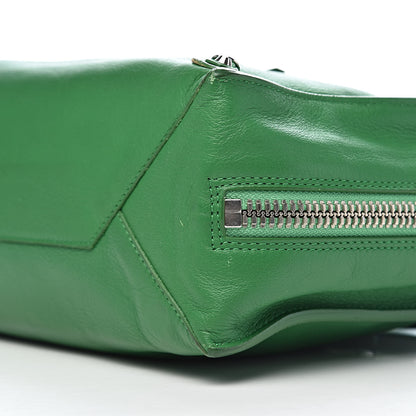 Balenciaga Veau Papier A6 Zip Around Tote Vert Trefle 9 of 15