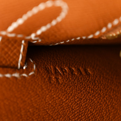 Hermes Epsom Kelly Sellier 25 Gold 7 of 11