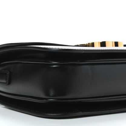 Celine Shiny Calfskin Medium Triomphe Black 9 of 10