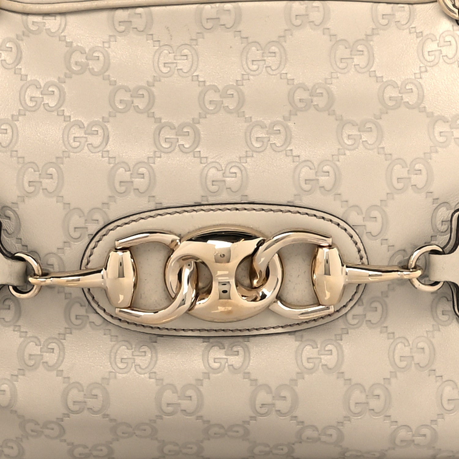 Gucci Guccissima Large Wave Boston Off White 8 of 14