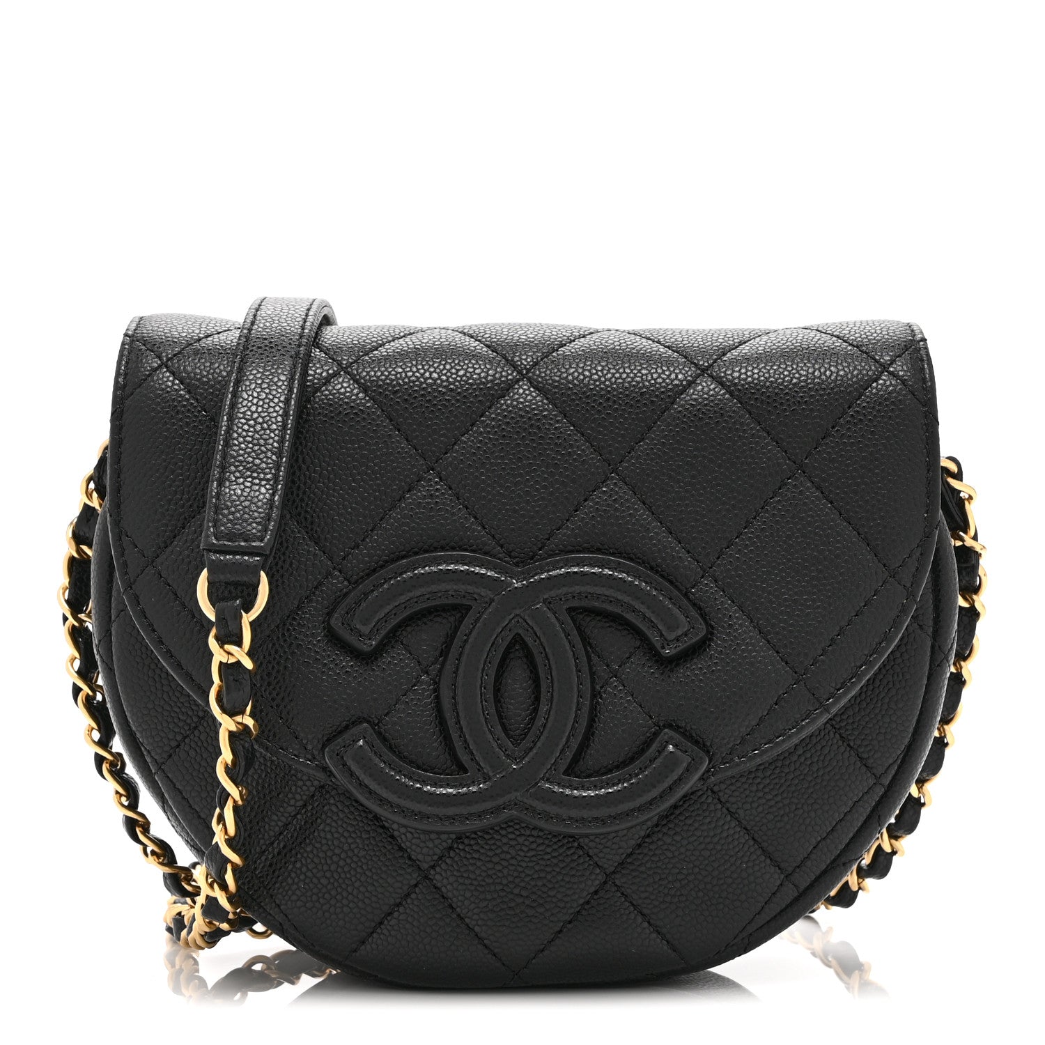 Chanel Caviar Quilted Mini Messenger Flap Black 1 of 10