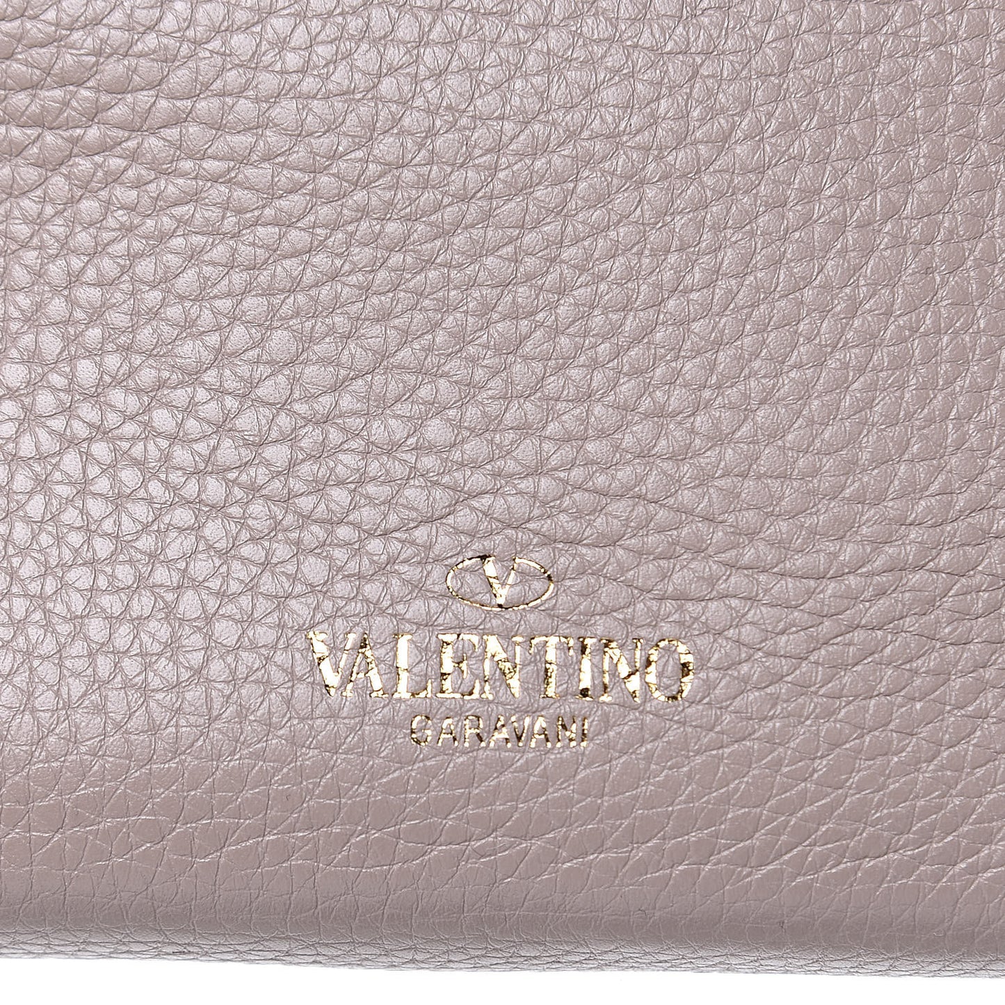 Pebbled Calfskin Mini Rockstud Crossbody Bag Poudre