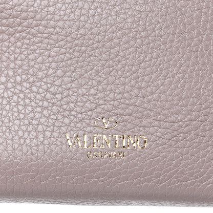 Valentino Garavani Pebbled Calfskin Mini Rockstud Crossbody Bag Poudre 8 of 13