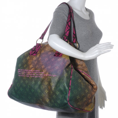 Louis Vuitton Richard Prince Monogram Karung Duderanch Jokes Tote 2 of 6